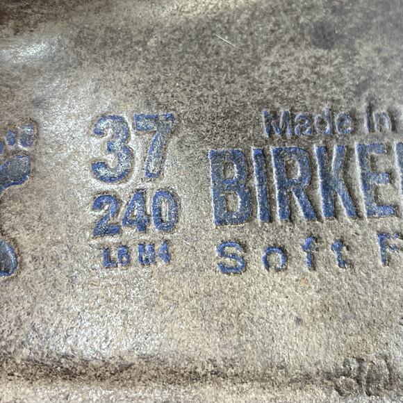 Birkenstock Arizona Super Grip Sandals Womens Size 37, US 6-6.5 Leather Soft FB - Picture 8 of 9